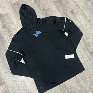 Black Hoodie with Detroit Lions Logo
